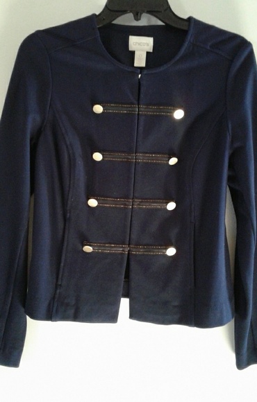 Chico"s Military style Jacket (EUC) - Picture 3 of 7